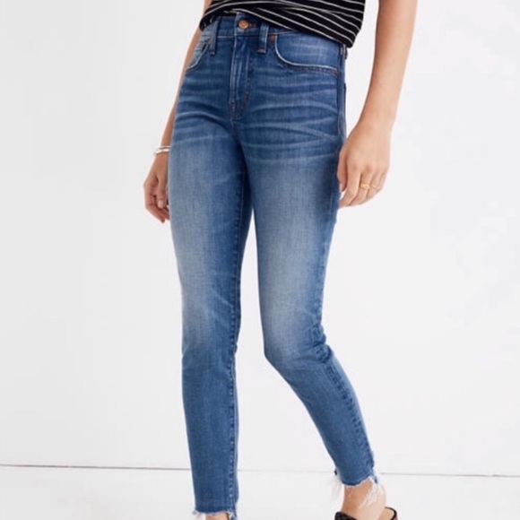 Madewell Denim - Madewell High Riser Skinny Crop